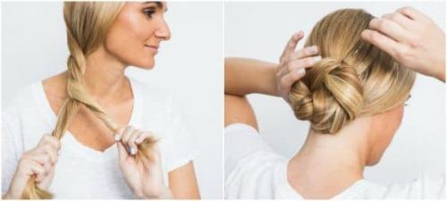 Греческий пучок на короткие волосы. История прически пучок: как сделать низкий греческий пошагово