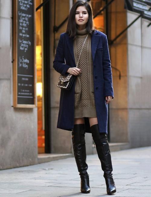 Сапоги гармошкой на каблуке. Какие сапоги непременно должны быть в гардеробе модницы