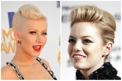 Как сделать прическу помпадур. Прическа в стиле помпадур, мастерим помпезную укладку