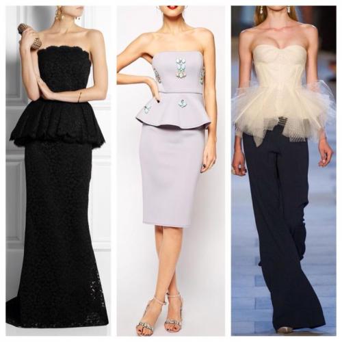 С чем носить рубашку с баской. Как носить платье, юбку или жакет с подобной отделкой 03