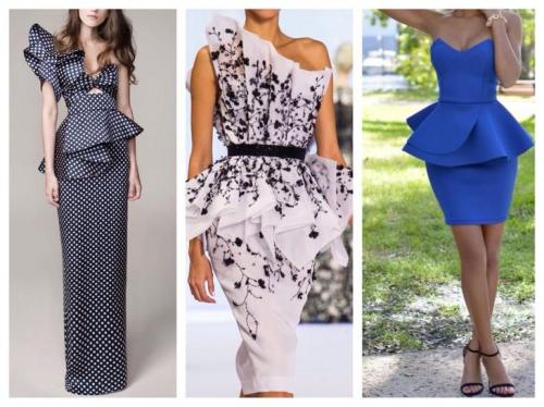 С чем носить рубашку с баской. Как носить платье, юбку или жакет с подобной отделкой 04