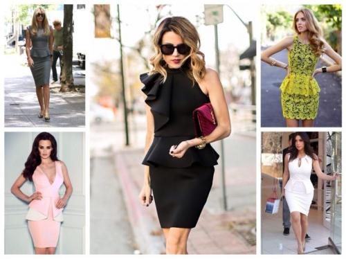 С чем носить рубашку с баской. Как носить платье, юбку или жакет с подобной отделкой 05