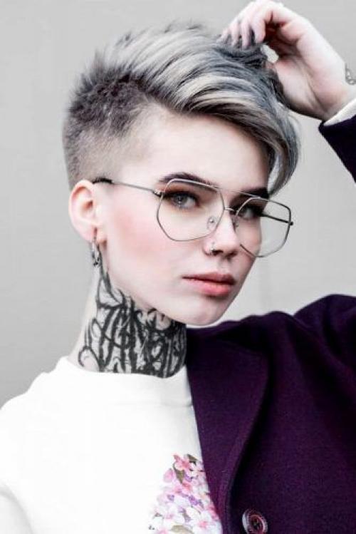 Стрижка фейд женская. Стильная женская стрижка Фейд