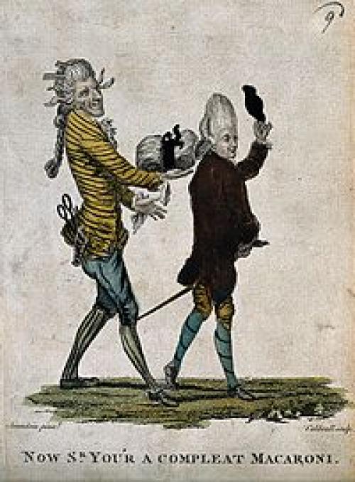 Мужская прическа европейская. Европейская причёска XVIII века