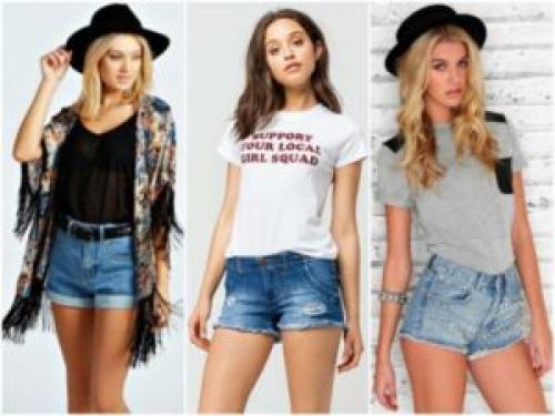 С чем носить джинсовые шорты летом. С чем носить джинсовые шорты