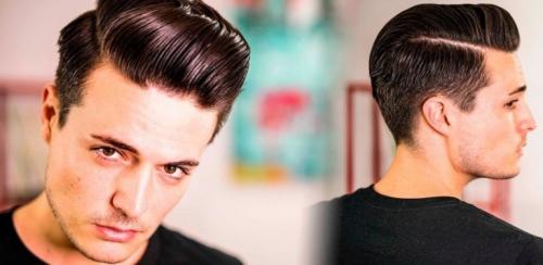 Помпадур мужской, как сделать. Стрижка мужская помпадур: фото и как сделать?