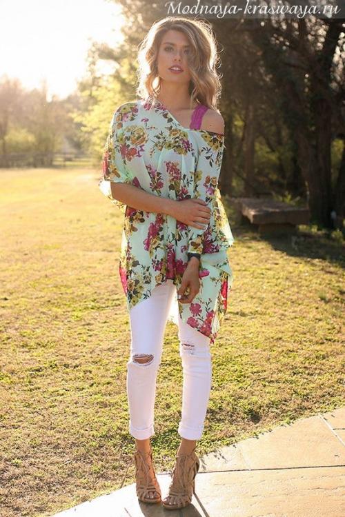Туники из шифона 2020. Модные Туники из шифона на весну и лето 2020