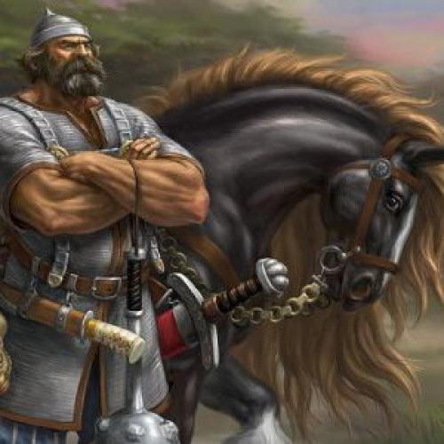 Головной убор древнерусского воина. Былинные воины. Русские Богатыри.