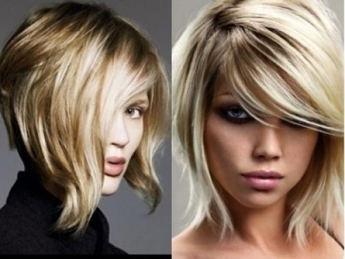 Прическа на средние густые волосы. Как постричься