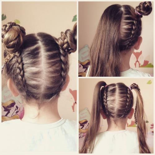 Причёски для подростков девушек на каждый день. Идеи причесок для девочек от самых маленьких и до подростков
