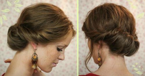 Как сделать причёску на средние волосы самой себе. Делаем прическу самой себе на средние волосы