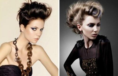 Стрижка Помпадур. Кому подходит