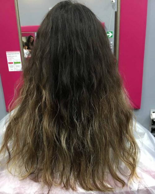 Шатуш после смывки. Как мы делали шатуш