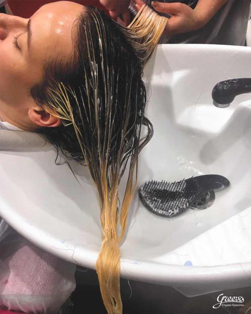 Шатуш после смывки. Как мы делали шатуш