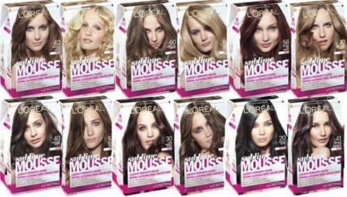 Loreal Sublime mousse. Лореаль Сублим Мусс (Loreal Sublime Mousse) – краска для волос