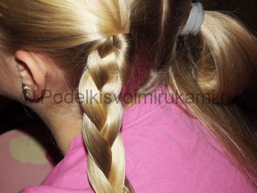 Косы военных лет. Переплетенные косички в стиле ретро. Пошаговый мастер-класс.