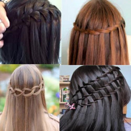 Одна коса. Как плести косу водопад?