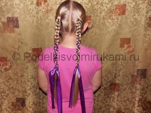 Косы военных лет. Переплетенные косички в стиле ретро. Пошаговый мастер-класс.