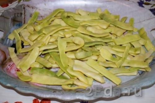 Фасоль стручковая жареная. Ингредиенты