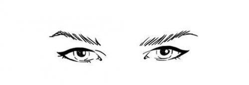 Стрелки для широко посаженных глаз. Как рисовать стрелки, учитывая форму глаз?
