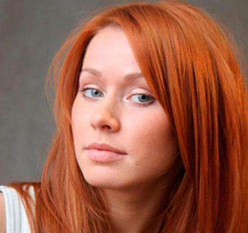 Кирпичный нюд. Нюдовый макияж по цвету волос