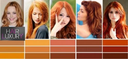 Терракотовый цвет волос. Правила выбора