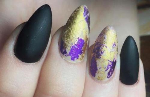 Как сделать рисунок из фольги на ногти. Особенности материала