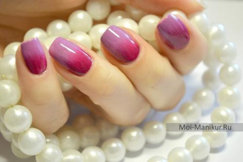 Как сделать градиент на ногтях без губки. Способы выполнения дизайна ногтей губкой