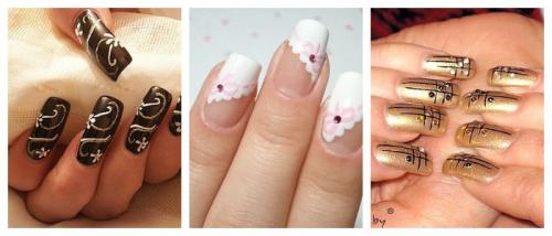Легкие рисунки на ногтях в домашних условиях. Рисунки на ногтях в домашних условиях (30 фото)