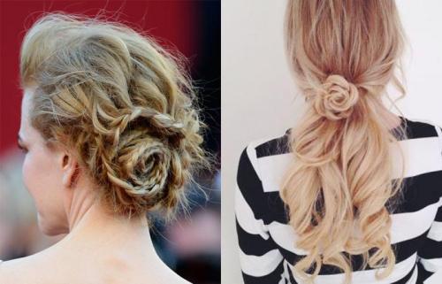 Прическа без плойки роза из волос. Прическа Роза — секреты создания элегантной укладки волос