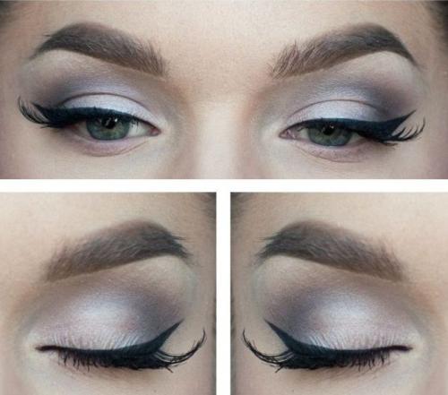 Красивый повседневный макияж для серых глаз. Как правильно сделать макияж для глаз серого цвета