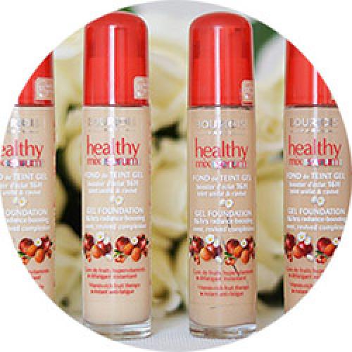 Матовые тональные крема для жирной кожи.  Bourjois Healthy Mix Serum
