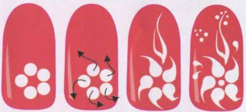 Как нарисовать цветы на ногтях в домашних условиях. Цветы на ногтях: как рисовать маникюр с цветами