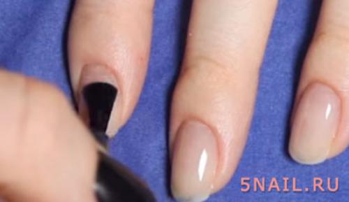 Как сделать градиент на ногтях в домашних условиях. Пошаговое выполнение градиента в домашних условиях кистью