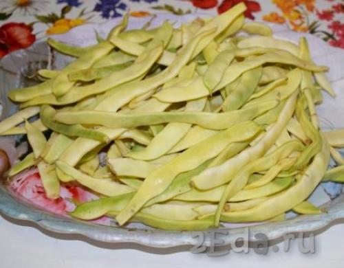 Фасоль стручковая жареная. Ингредиенты