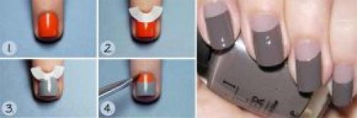 Как делать пошагово лунный маникюр. Лунный маникюр с пошаговыми фото