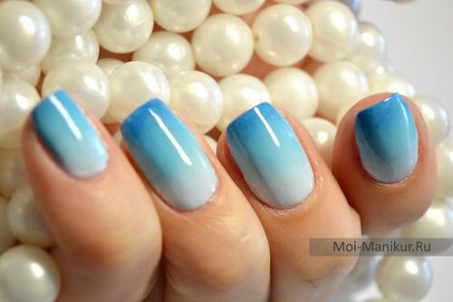 Как сделать градиент на ногтях без губки. Способы выполнения дизайна ногтей губкой