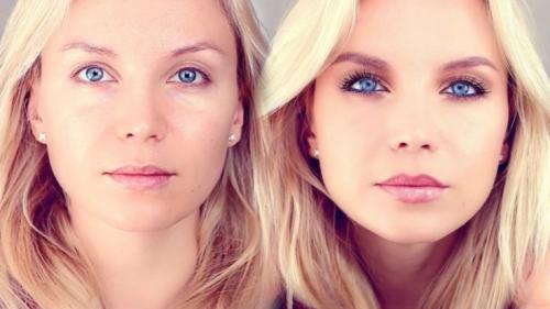 Дневной макияж для блондинок с серо голубыми глазами. Золотые правила макияжа