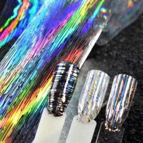 Как сделать рисунок из фольги на ногти. Особенности материала