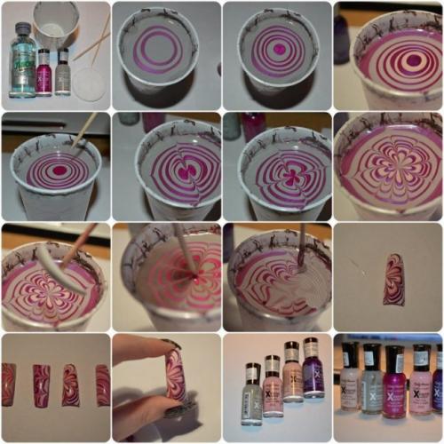Рисунки на ногтях своими руками. Другие методы создания простых рисунков на ногтях