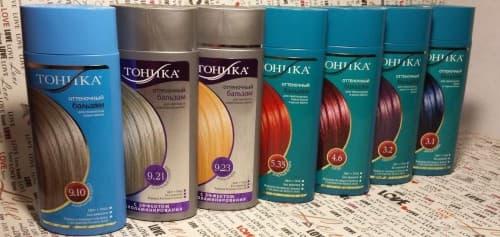 Палитра оттеночного шампуня для волос тоник. Палитра цветов