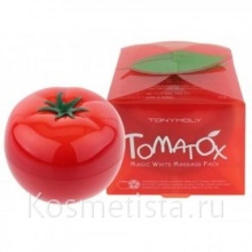 Маска для лица помидор корея. Осветляющая томатная маска Tony Moly Tomatox Magic White Massage Pack
