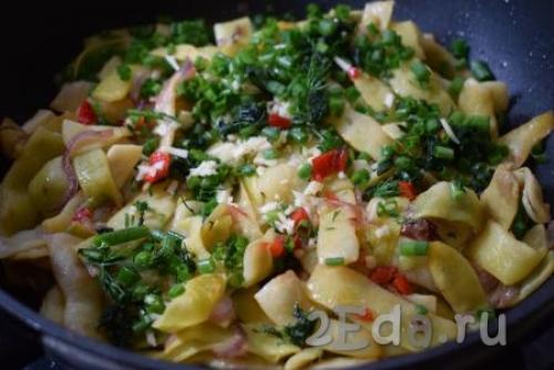 Фасоль стручковая жареная. Ингредиенты