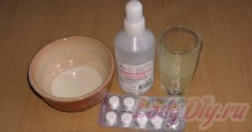 Сильнодействующая отбеливающая маска с аспирином