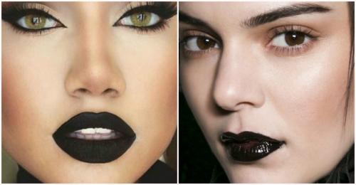Черная помада кому идет. Кому подойдет черная помада?