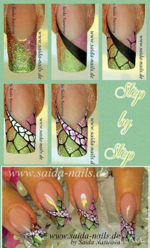 Как рисовать на ногтях в домашних условиях для начинающих пошагово. Рисунки на ногтях для начинающих пошаговое фото