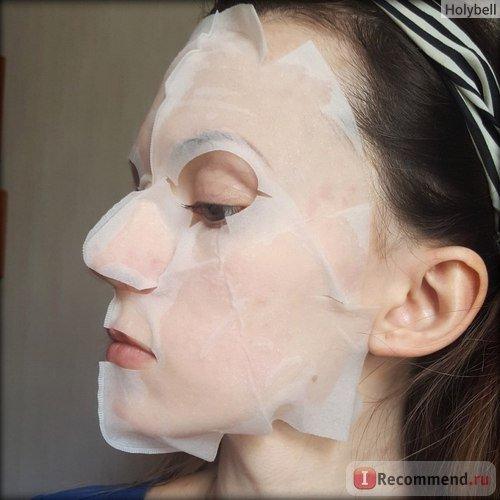 Корейская маска зеленый чай. Где эффект?  (`  )   Корейская маска для лица с зеленым чаем. Разбор состава, фото до\после.