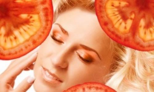 Отбеливающая маска для лица из помидоров. Полезные свойства маски для лица из помидоров