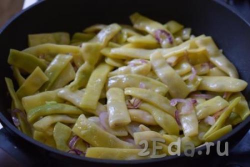 Фасоль стручковая жареная. Ингредиенты