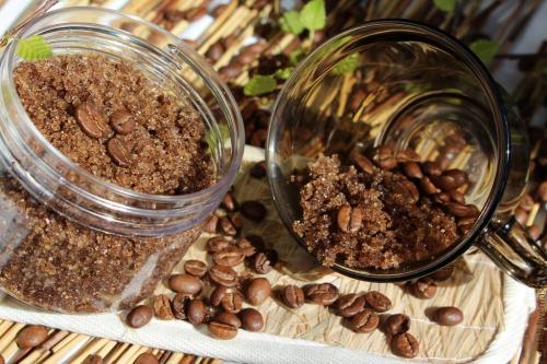 Скраб для тела из кофе и соли-Антицеллюлитный. Кофейные скрабы для тела